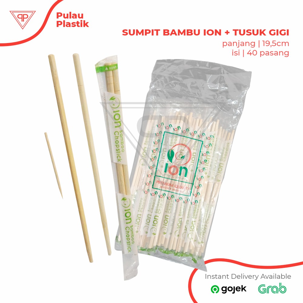 Jual Sumpit Bambu Ion Free Tusuk Gigi Sumpit Makan Pasang Shopee