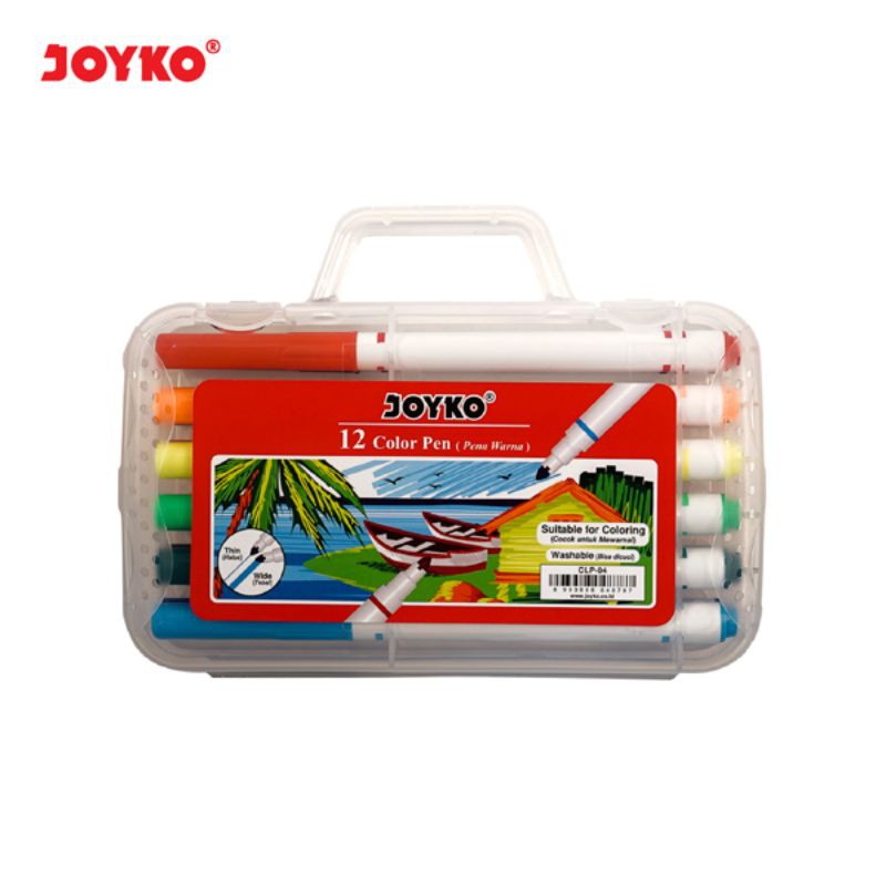 

Spidol / Color Pen Joyko CLP-04 (12 Warna)