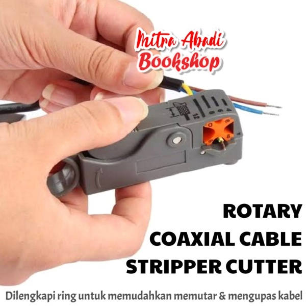 Rotary Coaxial Cable Stripper Cutter - Alat Pengupas / Pemotong Kabel