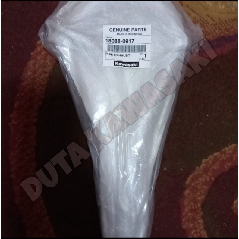 leher knalpot kawasaki klx 150 type S original