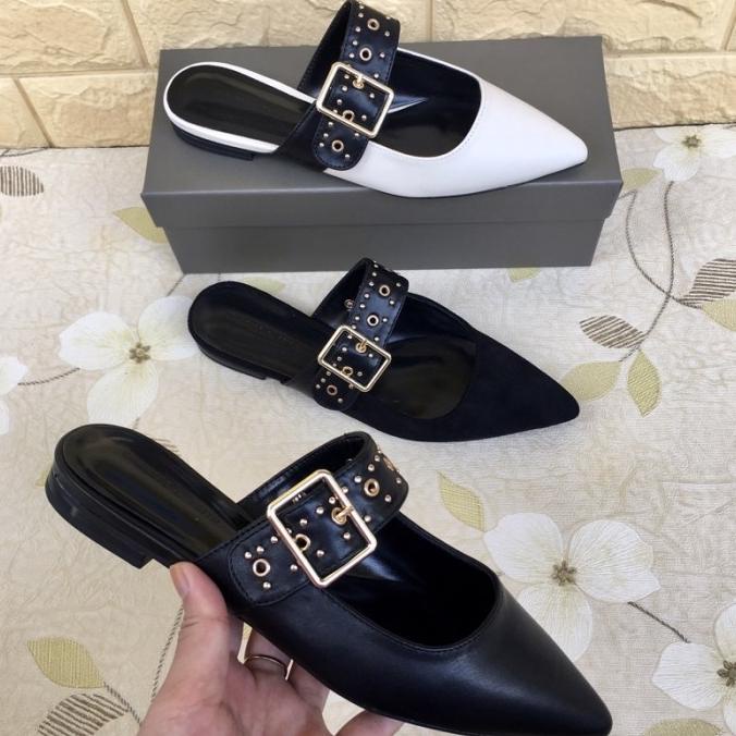SEPATU CHARLES & KEITH CK-214 BELT MULES