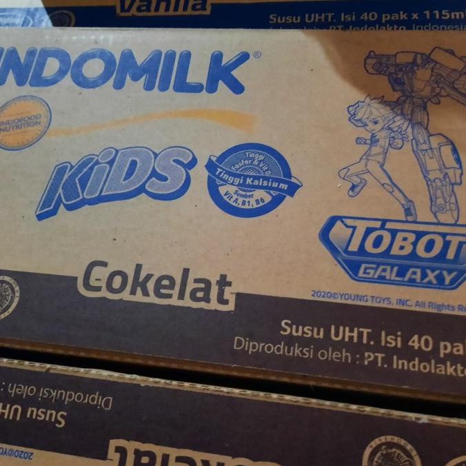 

BISA BAYAR DITEMPAT susu UHT indomilk kids 115 ml 1 karton isi 40 pcs| rasa coklat