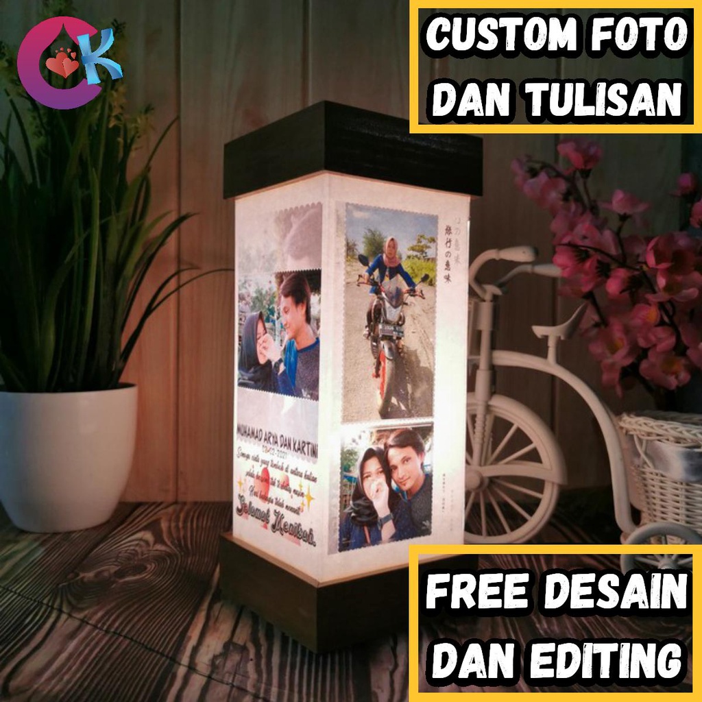 [BESAR] KADO ULANG TAHUN ULTAH SUAMI ISTRI IBU BAPAK PACAR KEKASIH LAMPU HIAS TUMBLR TUMBLER MEWAH