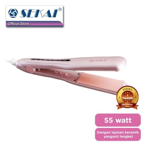 Sekai Catok Rambut Keramik HS 263 - Pink