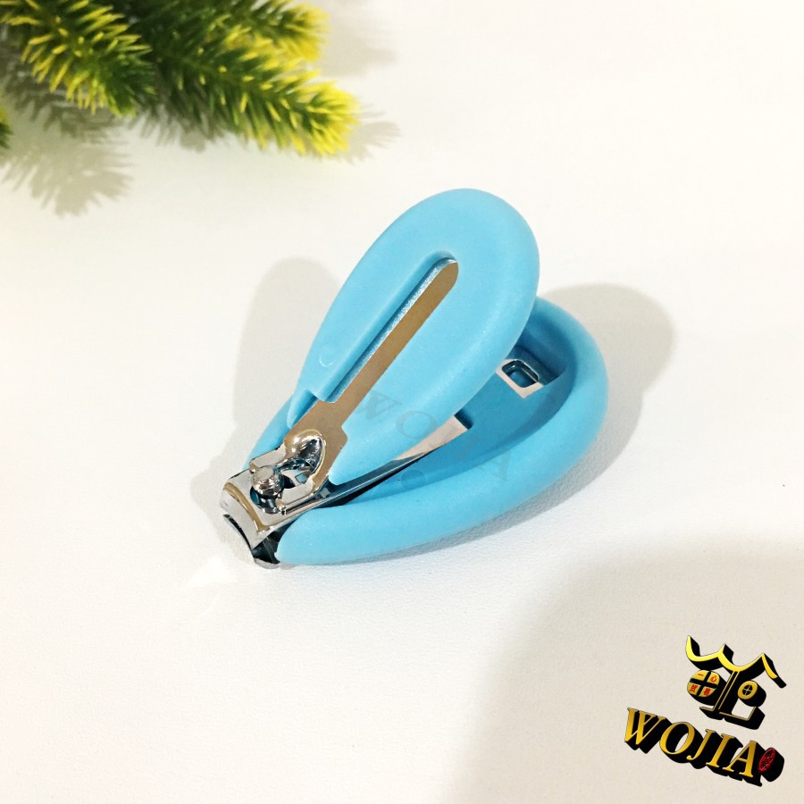 Gunting Kuku Bayi Oval Warna Warni / Baby Manicure Nail Clipper