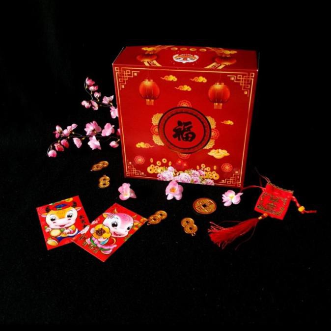 

DISKON box kue/dus kue imlek uk 22x22 @5pcs ready