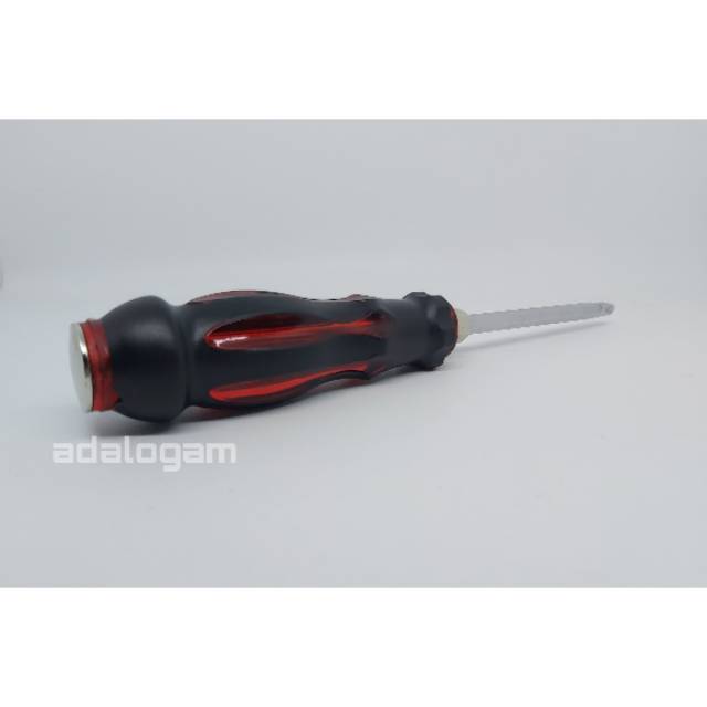 Obeng ketok min plus bolak balik tembus / obeng karet pukul 2 way