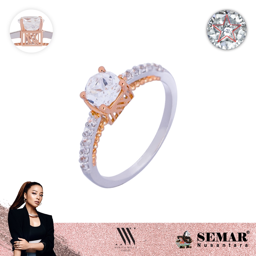 Nikita Willy Gold Cincin Emas Aulia - Ring 17K Semar Nusantara