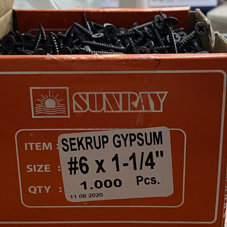 sekrup gipsum Screw Gypsum 6x1
