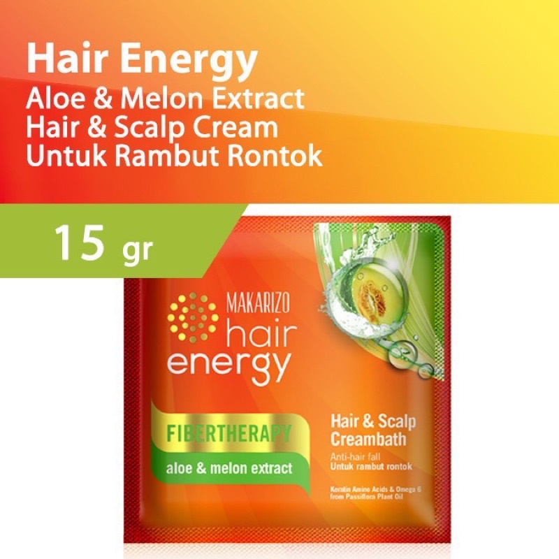 Makarizo Hair Energy Creambath/ Masker Rambut Sachet