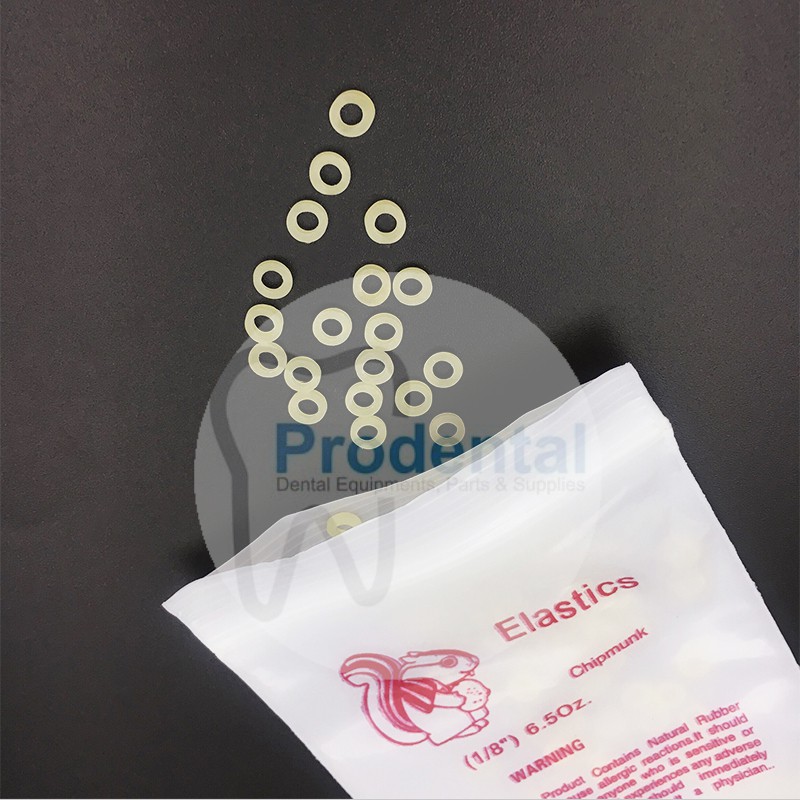 Karet elastik gigi ortho behel dental rubber band elastis karet elastic oz kawat gigi renggang 1/8 6.5oz