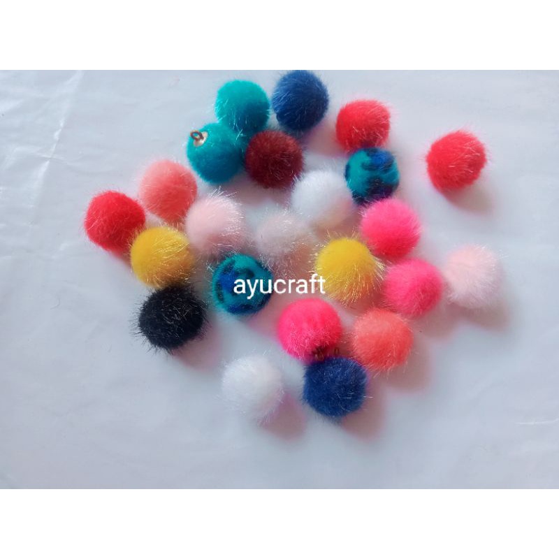 pom pom landak 12pcs