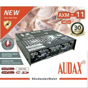 AMPLI WALET AUDAX AXM11 AXM 11 4 CHANNEL VERSI 3.0 ANTI PETIR ORIGINAL