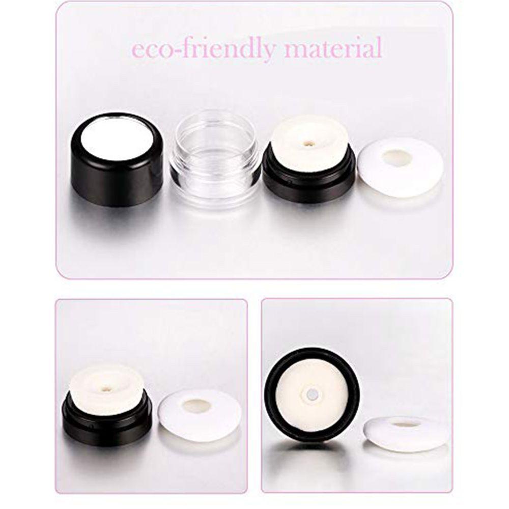 POPULAR Hot with Mirror Container Travel Powder Case Loose Powder Box New DIY Cosmetic Foundation Powder Case with Mushroom Sponge Puff Blusher Finishing Powder Jar Portable