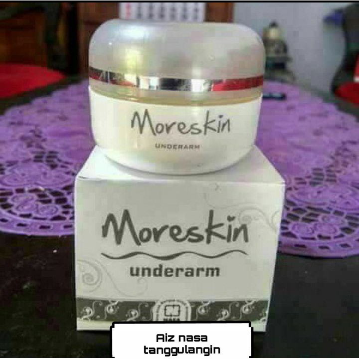 moreskin underarm / krim pemutih lipatan kulit hitam