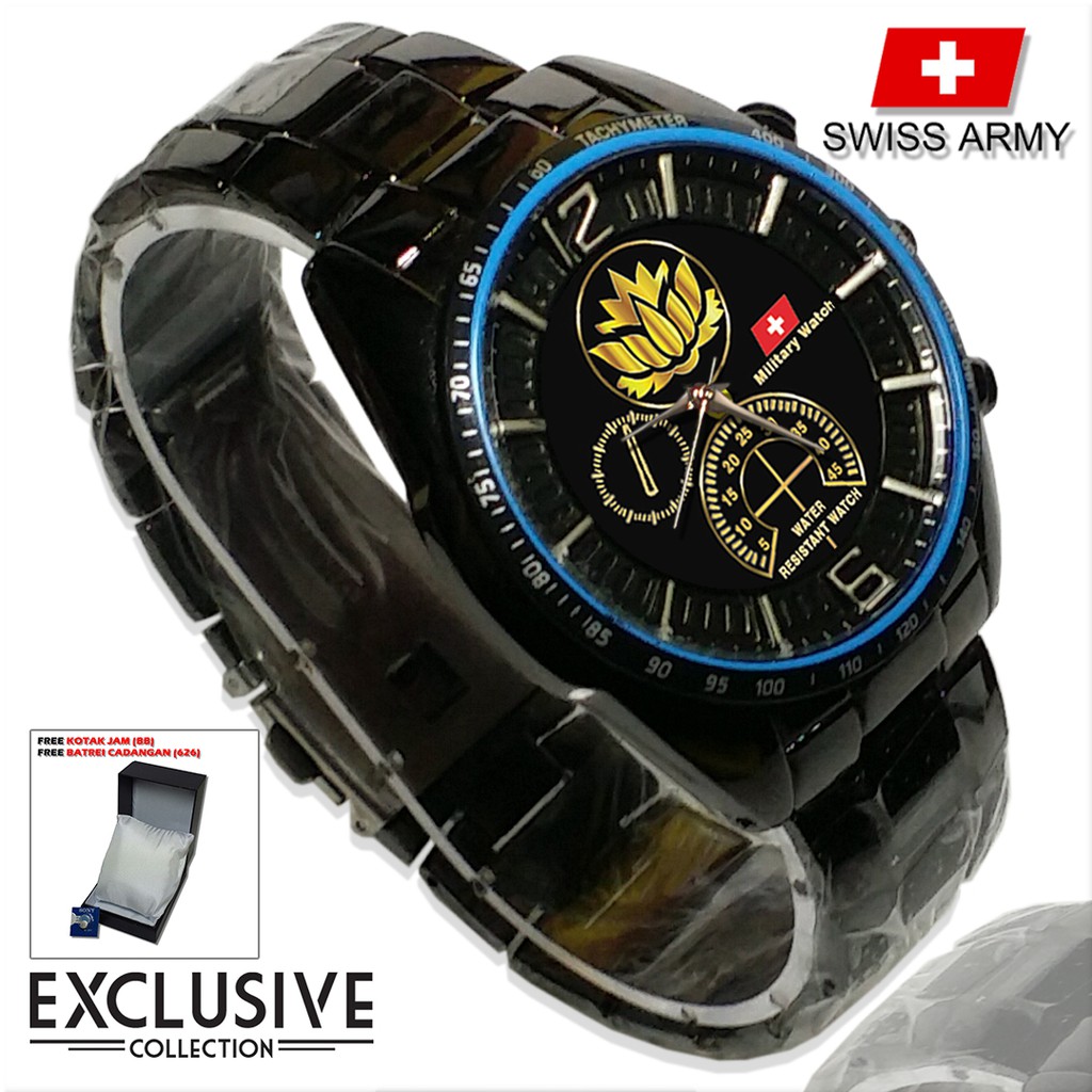 (Istimewa Bossque) Jam PSHT-TERATE EMAS (1 ABAD PSHT) Rantai Sport