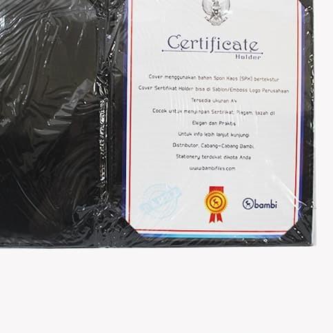 

➱ Map Sertifikat holder A4 BAMBI dengan cover kulit berkualitas ✲