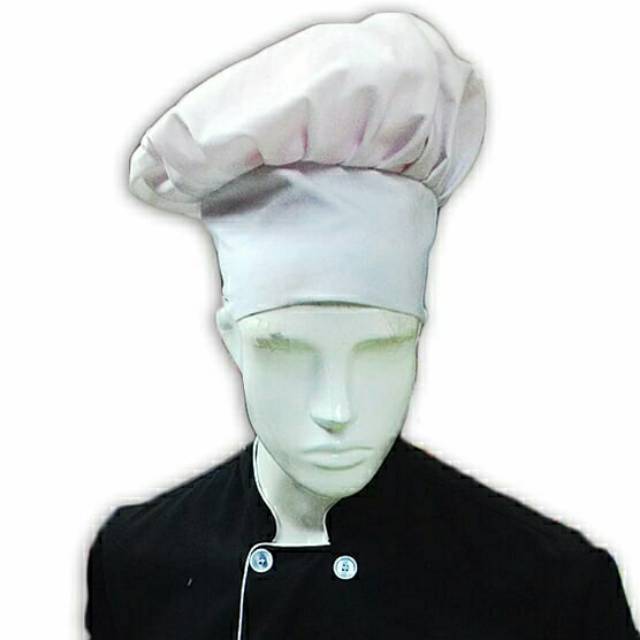 Topi koki / topi chef / topi masak / chef hat