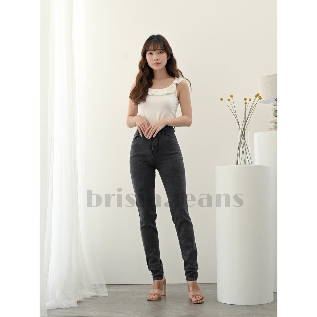 [SIZE 27-30] 2 WARNA - KYRA Highwaist Skinny Jeans / Celana Panjang Jeans Wanita Super Highwaist