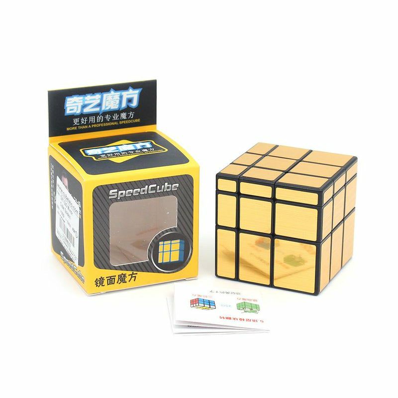 Rubik Mirror 3x3 Qiyi Mirror 3x3 Gold ORIGINAL