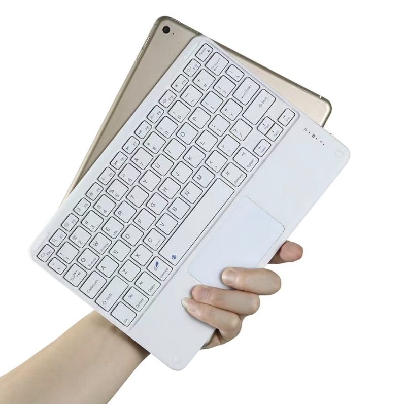 10inch keyboard bluetooth wireless mousepad touchpad warna