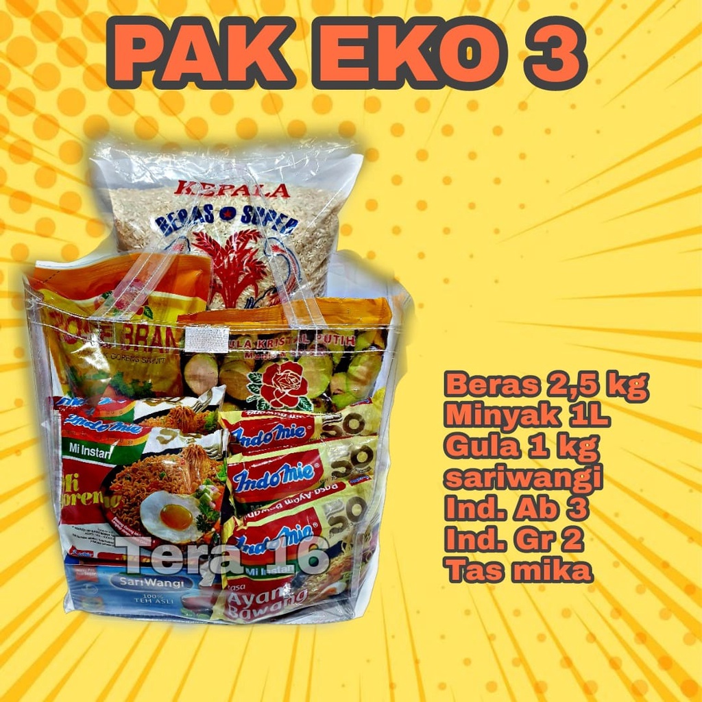 

Pak Eko 3 sembako lengkap hemat bandung