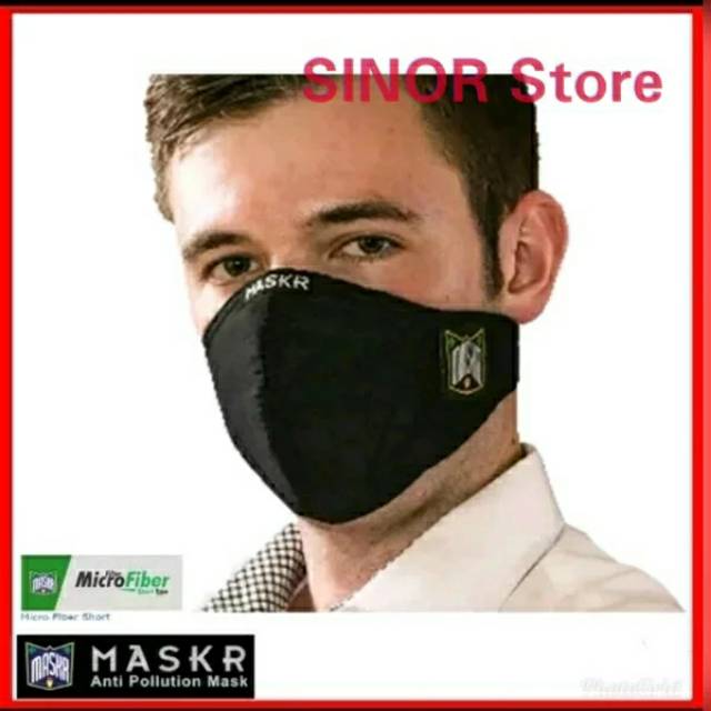 Masker Bikers Motor MASKR Micro Fiber Masker Karbon Anti Debu Polusi Asap Short Best Quality