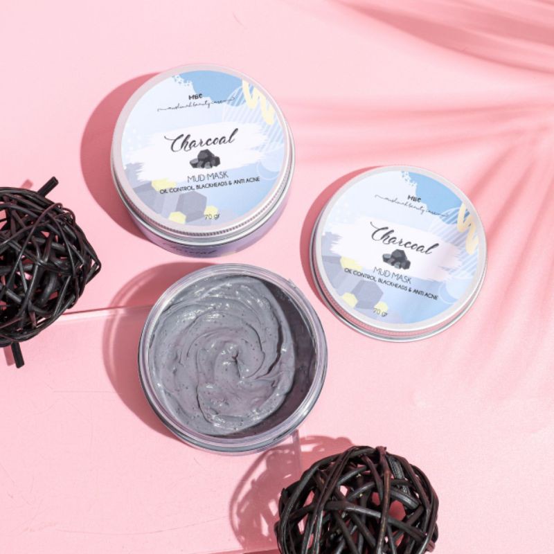 MudMask Chorcoal MBC || Masker Lumpur || Masker Herbal || Masker Lumpur Murah