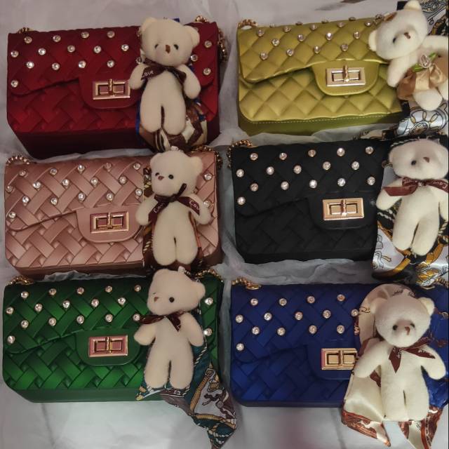 Tas Jelly Diamond Anyam UK 22