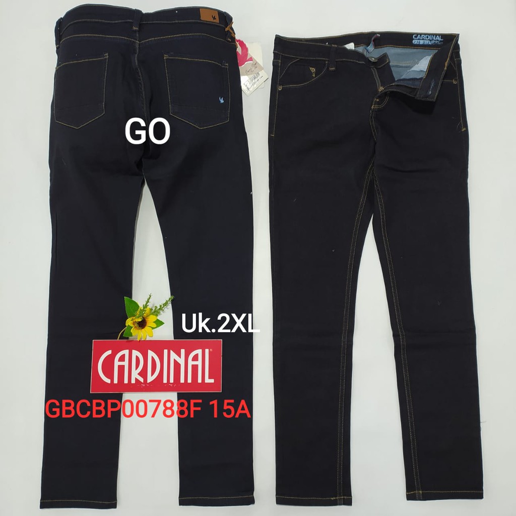 gof 2XL CELANA JEANS CARDINAL Pensil Casual Stretch Skinny Slimfit Super Skinny Celana Panjang Ladys