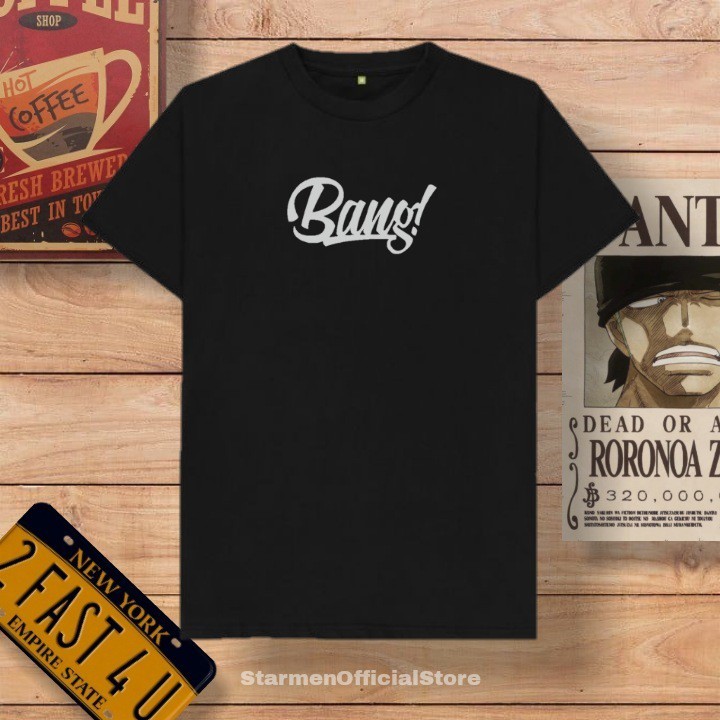 Kaos Distro Unisex BANG Katun Combed 30s / sablon polyflex /polyflex premium / Pakaian Pria Wanita Atasan Cowok Cewek /kaos kekinian / kaos viral / tshirt tumbrl tee basic /SIZE M , L , XL , XXL / kaus oblong oversize kaos murah best seller ready