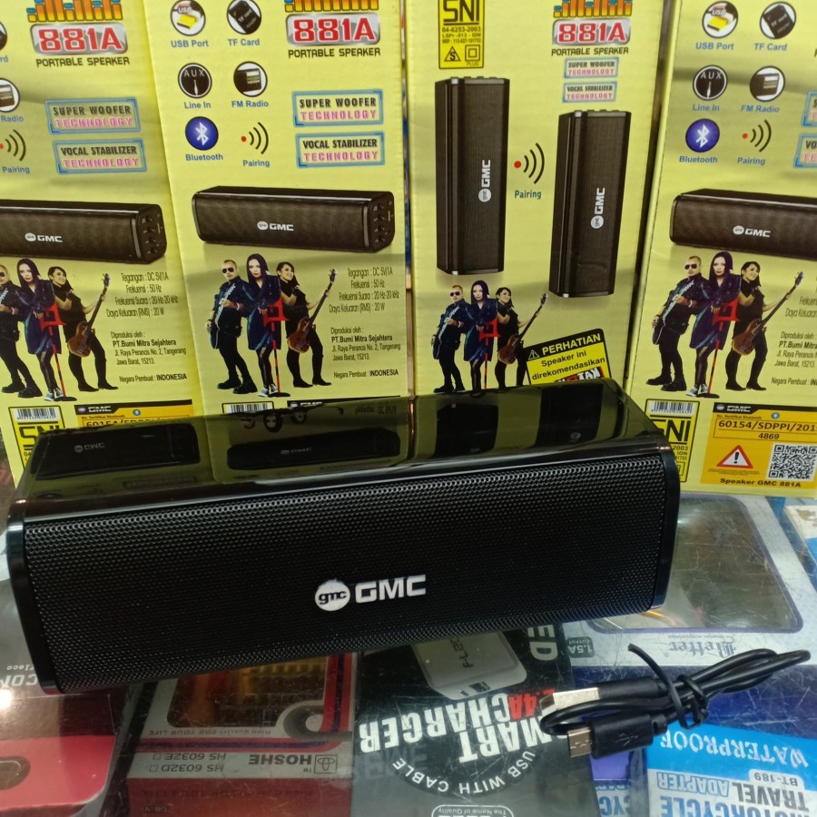 Speaker Bluetooth Portable GMC 881A - Speaker Usb GMC 881 A