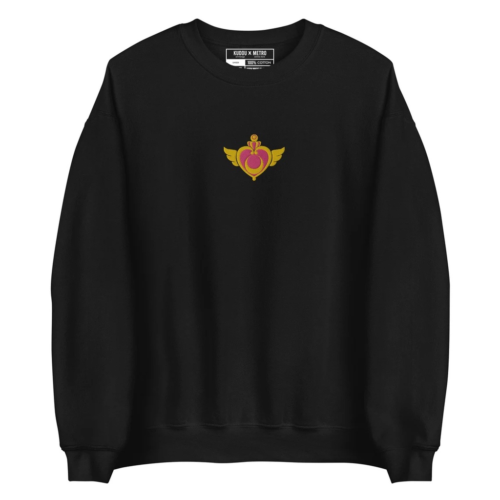 Crewneck Magic Wand Sailor Moon Logo Anime Manga Premium Unisex