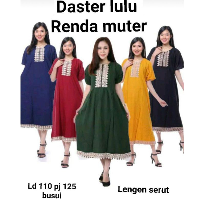 DASTER ARABIA TUNIK LULU/DASTER ARAB RENDA/LANGSUNG KONVEKSI