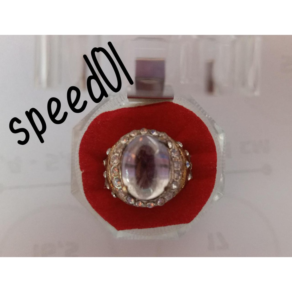 Cincin Batu Kecubung Air Asli Kalimantan