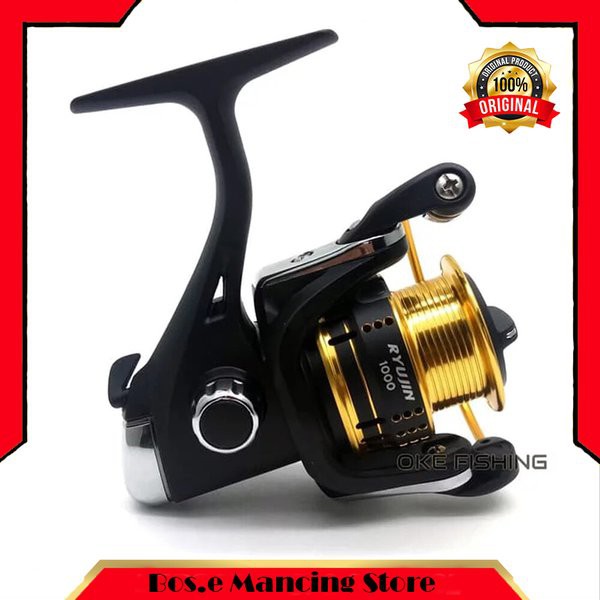 Original Gulungan Pancing Reel Ryobi Ryujin 1000 6 1bb - Reel Spinning Pancing Katrol