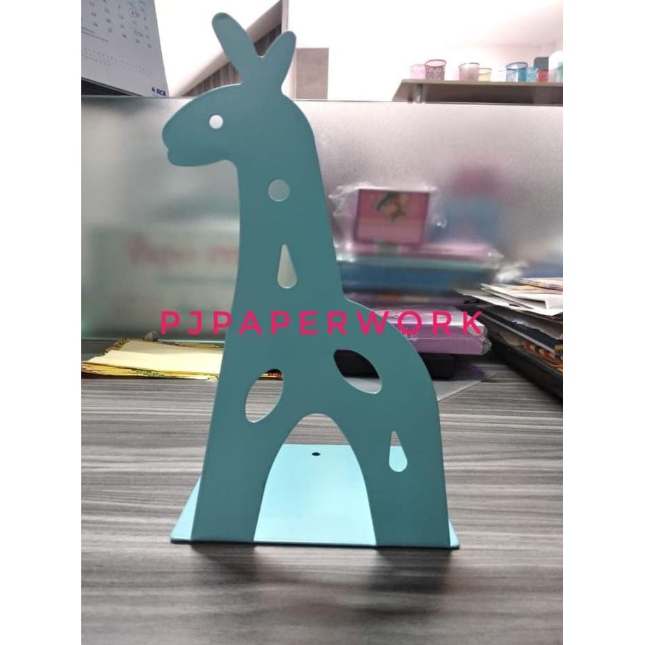 

IREADY STOCKl Endbook/Pembatas buku besi Jerapah/bookend new ICQl