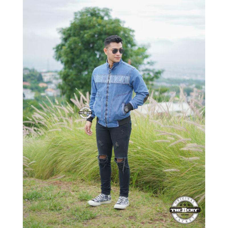 JAKET JEANS ROCA FELA SLETING - JAKET JEANS PRIA ( BISA BAYAR DI TEMPAT / COD ) JAKET JEANS PRIA