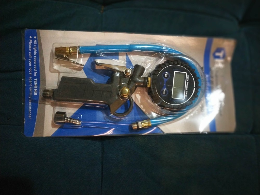 Th Tire Inflator + Digital Gauge Alat Isi Angin Heavy Duty
