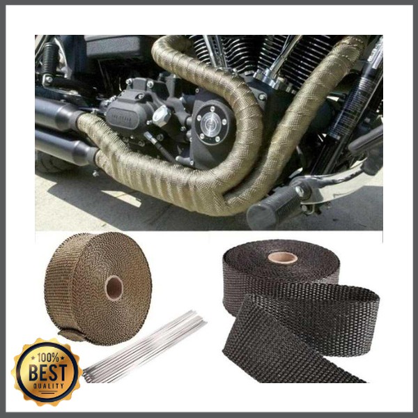 TG-RT004 GEONYIEEK Exhaust Wrap Lakban Peredam Panas Knalpot - MP-001