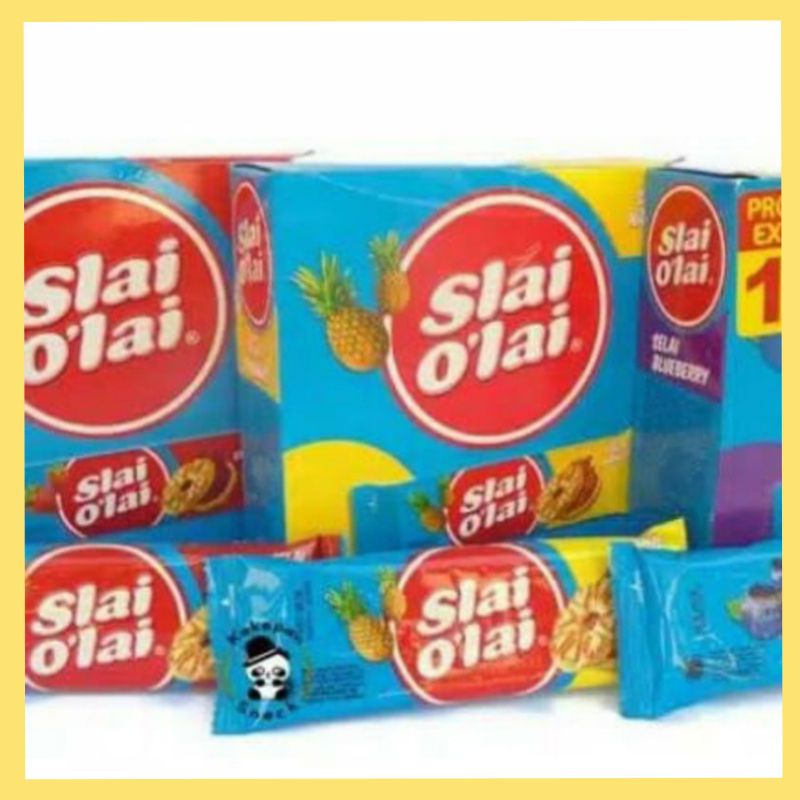 

Slai Olay Biskuit Rasa Strawberry/Blakcurent isi 10 pcs/Box 24 gr