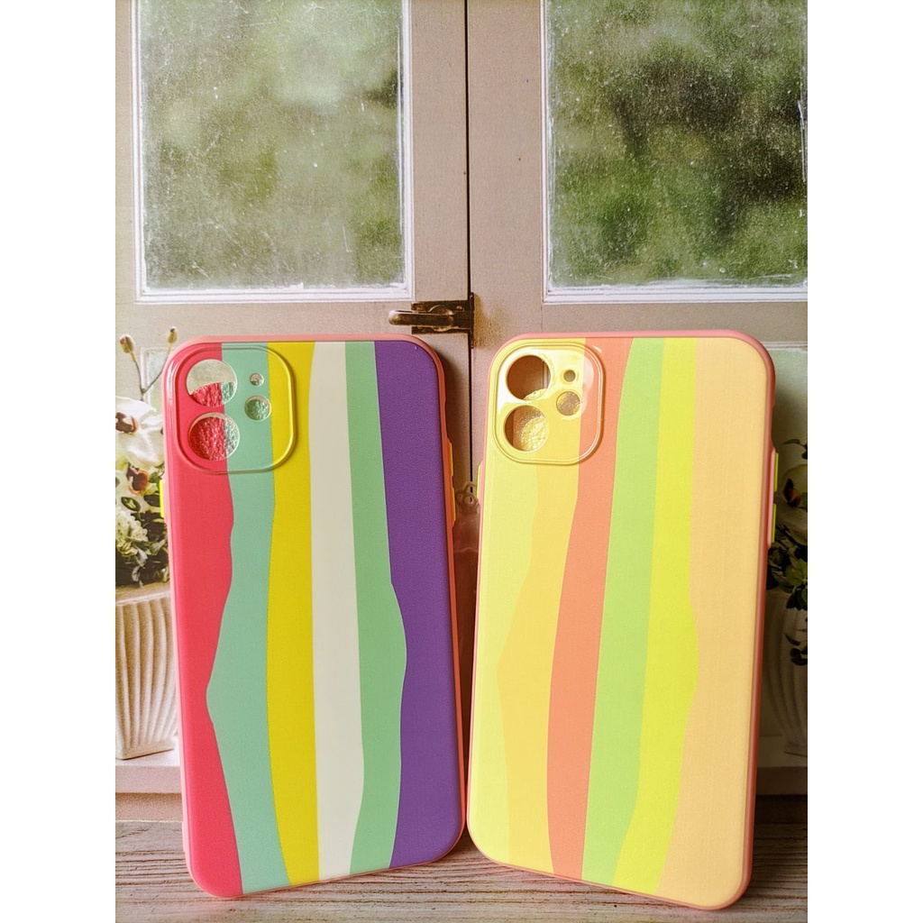 Case Hp Softcase Handphone Casing Soft Case Rainbow Pelangi OPPO Reno 5F F19 Pro Karakter