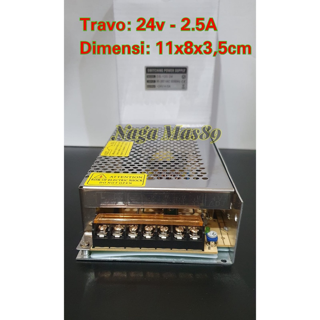 Travo / Power Supply 24Volt 2,5 Ampere