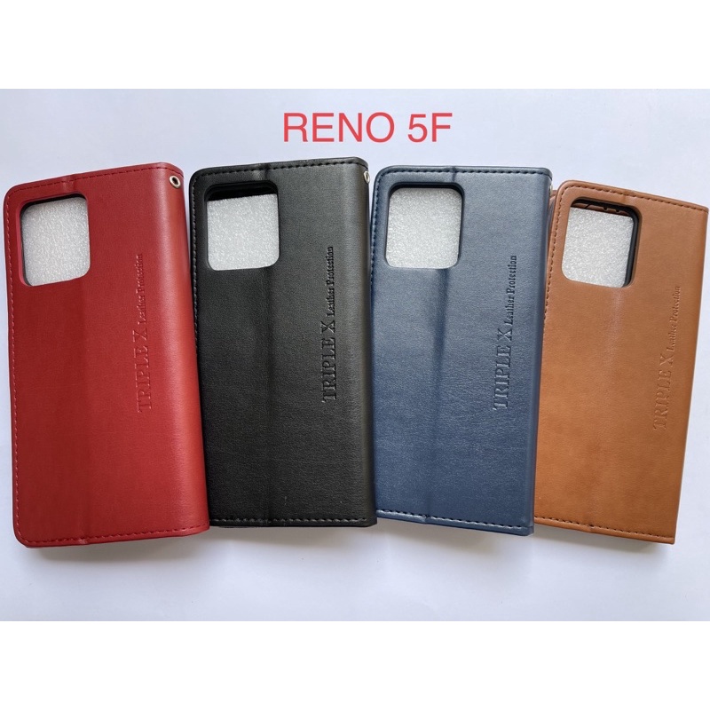 leather Wallet Flip new Oppo Reno 5F