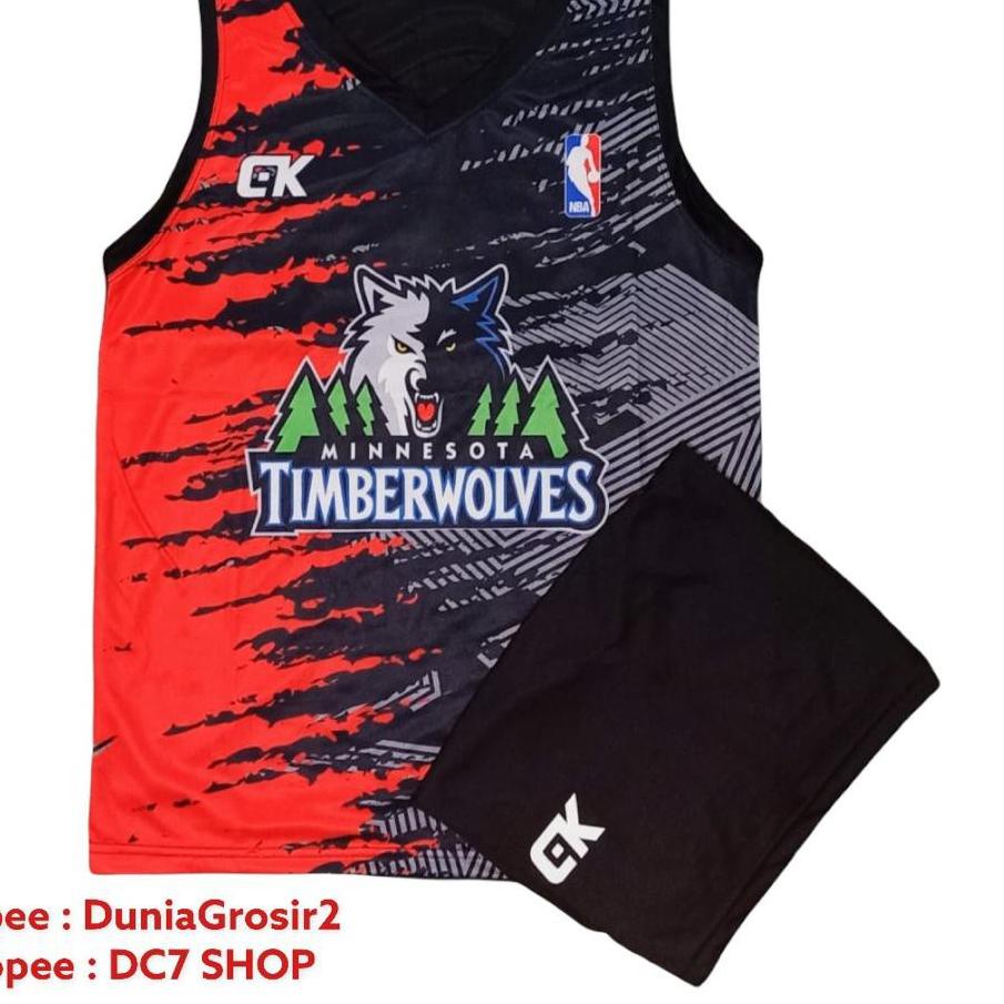 1 Set Baju basket / jersey basket / kaos basket / pria wanita dewasa olahraga printing M L XL