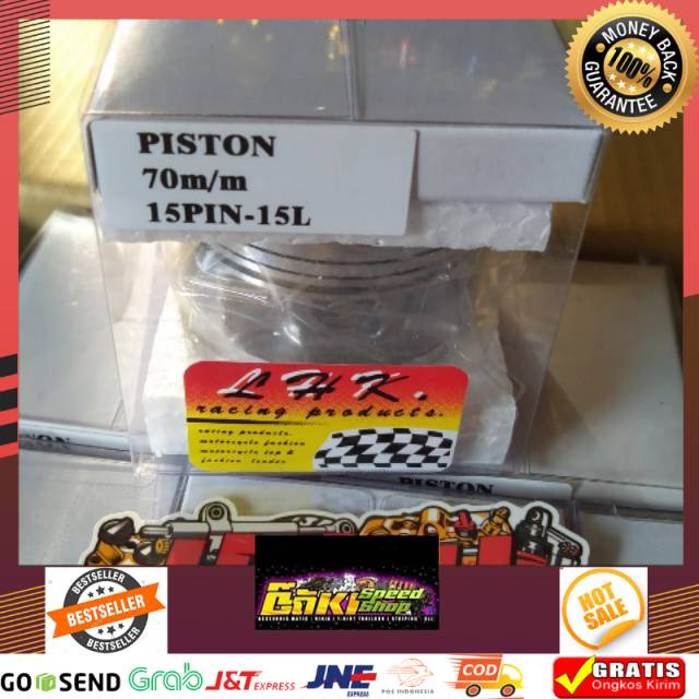 New TermurahPiston racing LHK 70m pin 15
