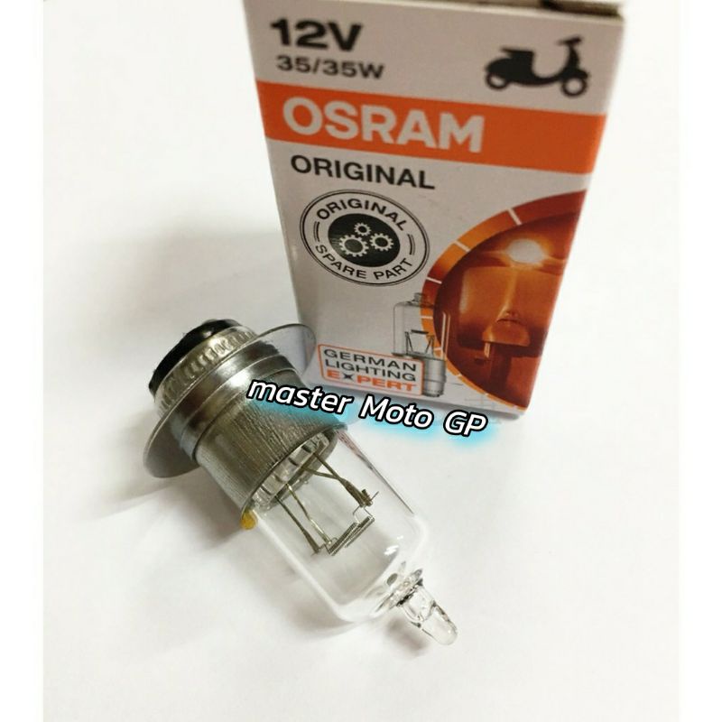 Osram quartz bulb lampu bening bholam osram standar kaki 1 12v18w/12v25w/12v35w