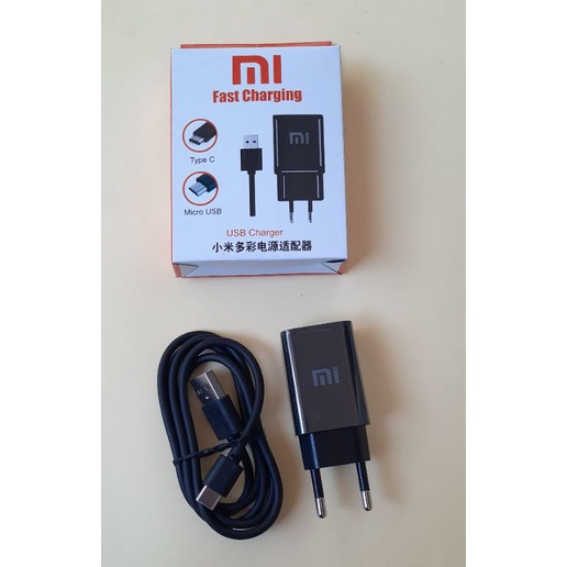 Carger handphone usb type-c xiaomi fast charger colokan kabel typec