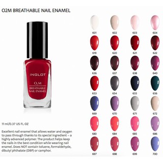 Inglot O2M Breathable Nail Polish Kutek Yang Tembus Udara Inglot O2M Breathable Nail Polish Kutek Yang Tembus Udara