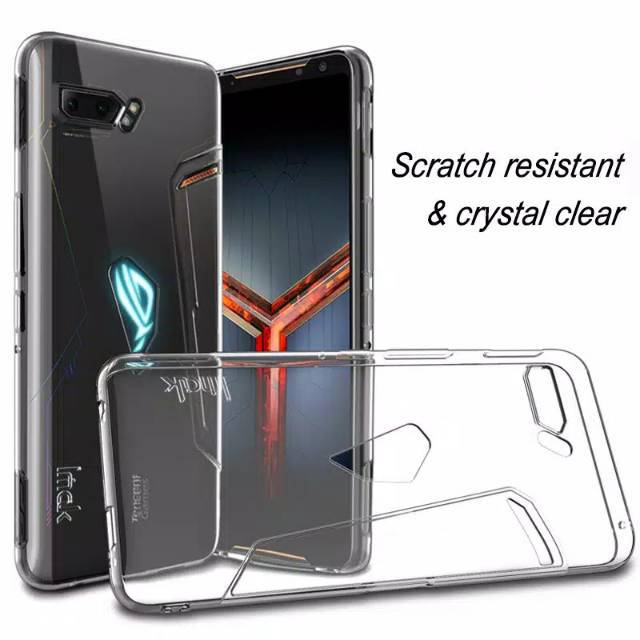 Asus ROG 2 ROG 3 ROG 5 5s Softcase Bening Cover Clear Case Silikon Soft Case Transparan ROG 2 3 5 5 